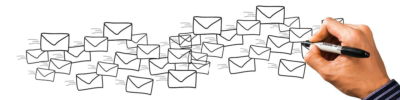 Viele Briefe/E-Mails